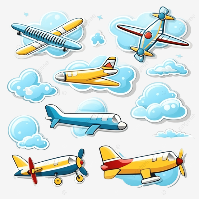 Airplane Weather Stickers