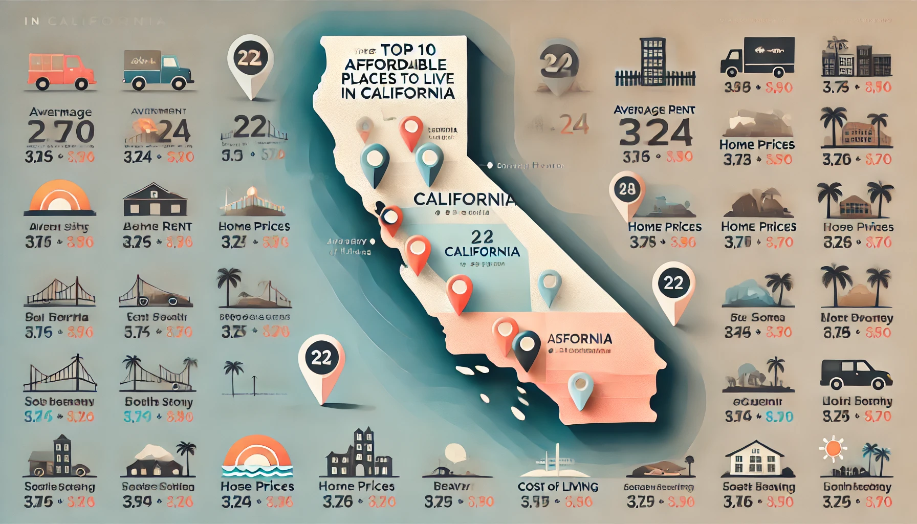 Affordable Places to Live in California in 2024