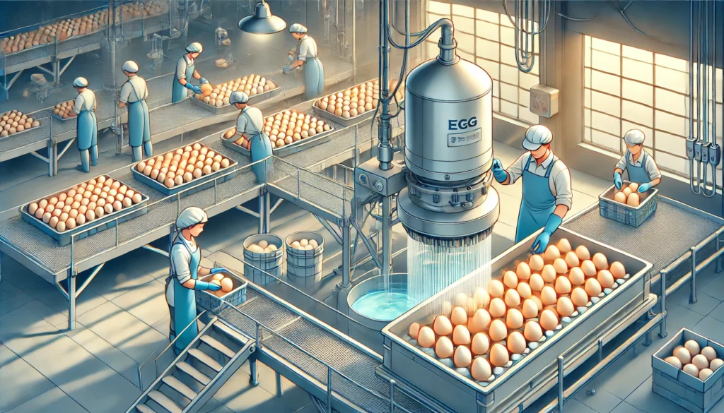 Egg Deleup Process