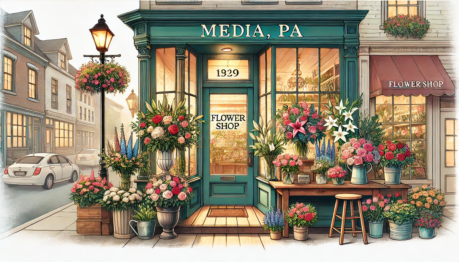 Flower Shops in Media PA