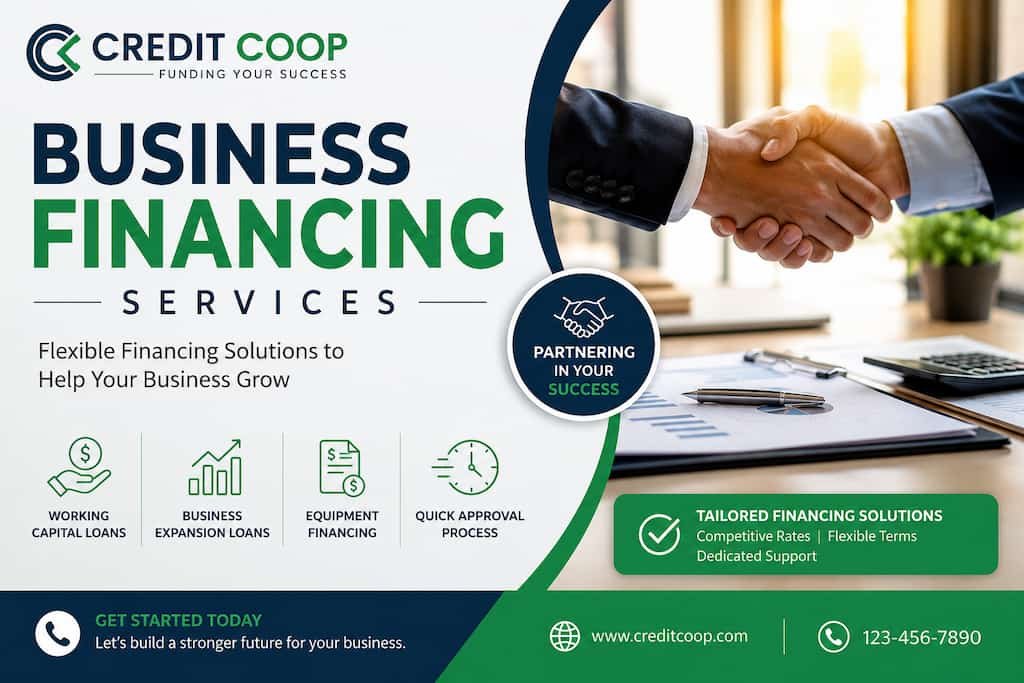 Credit Coop Business Financing Services