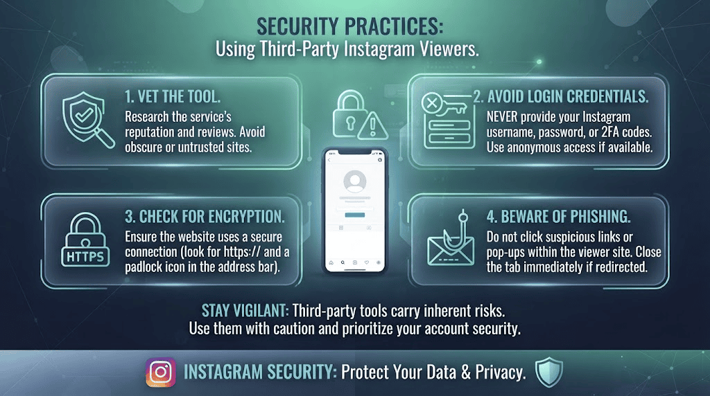 safe ways to browse Instagram without an account