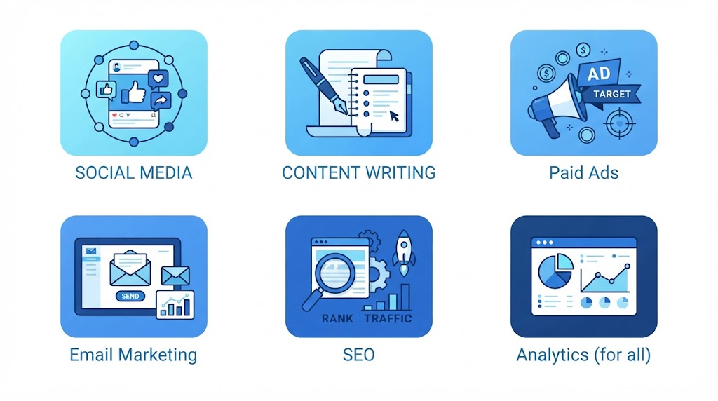 Digital marketing skills that do not require coding