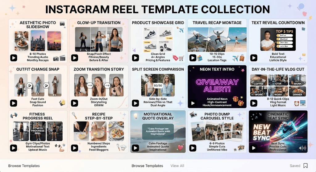 15 Best CapCut Templates for Instagram Reels in 2025